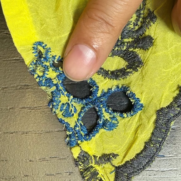 Johnny Was Yellow Embroidered Tunic - Picture 8 of 10